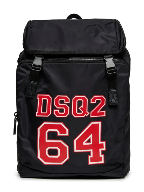DSQUARED2 KIDS mochila con estampado universitario