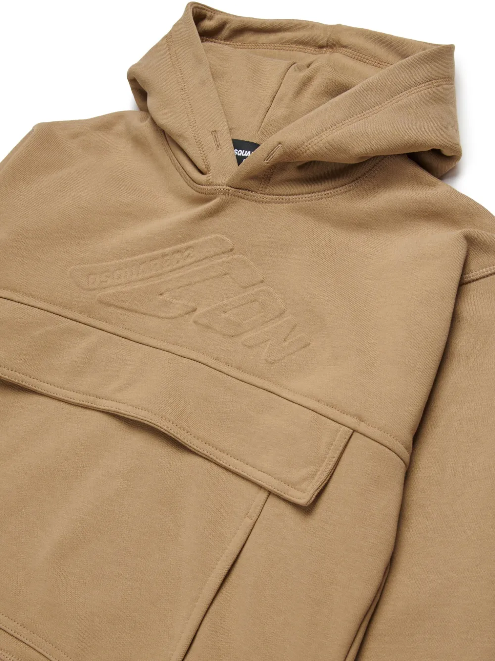 DSQUARED2 KIDS Fit-Icon hoodie Beige