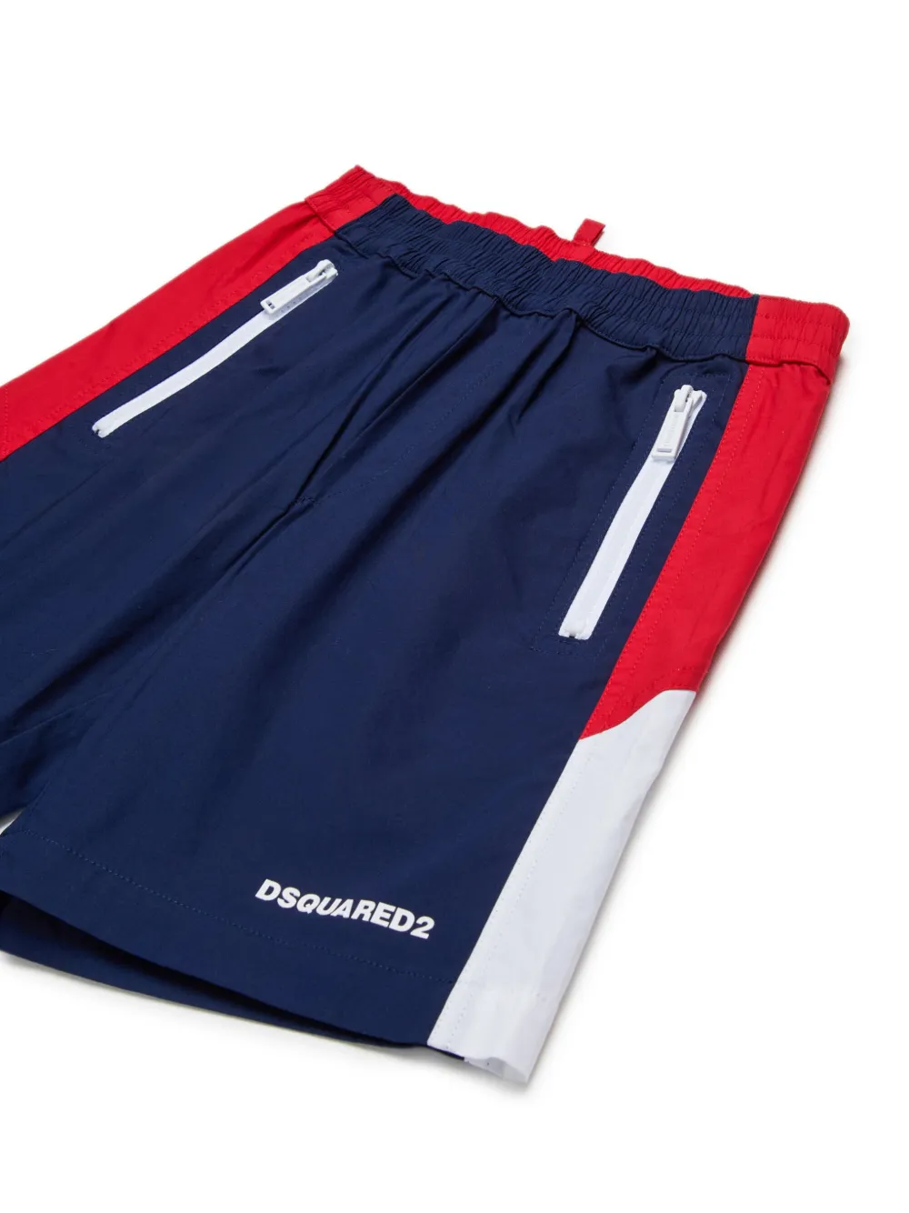 DSQUARED2 KIDS Trainingsshorts met colourblocking Blauw