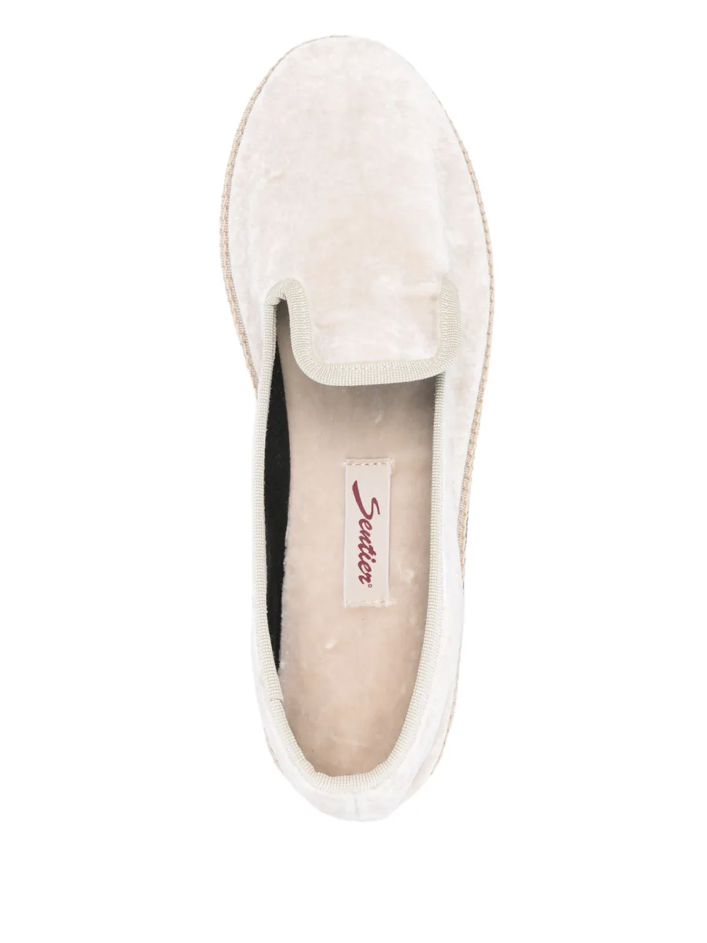 SENTIER Principe slippers Neutrals