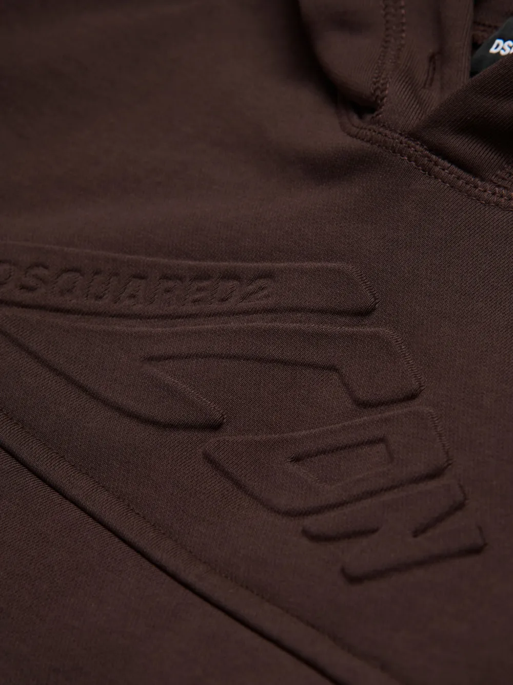DSQUARED2 KIDS Hoodie met Icon-reliëf Bruin