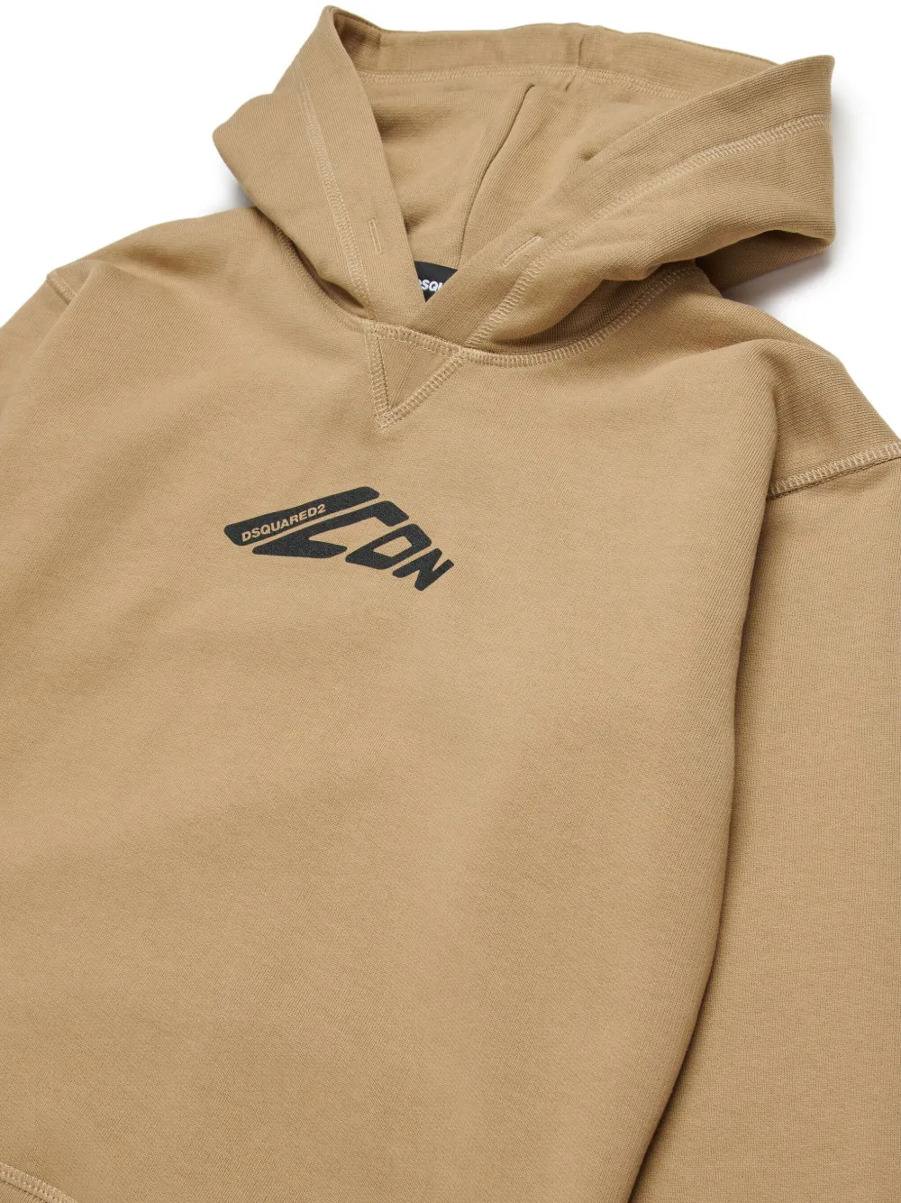 DSQUARED2 KIDS Fit-Icon hoodie Beige
