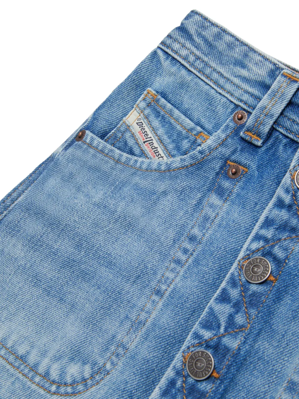 Diesel Kids Gealbus mini-rok Blauw