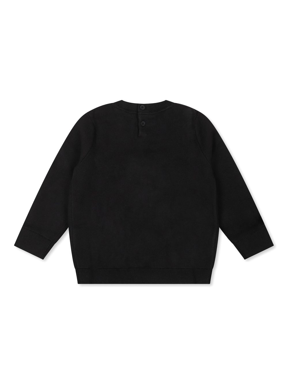 Calvin Klein Kids logo-embroidered sweatshirt - Black