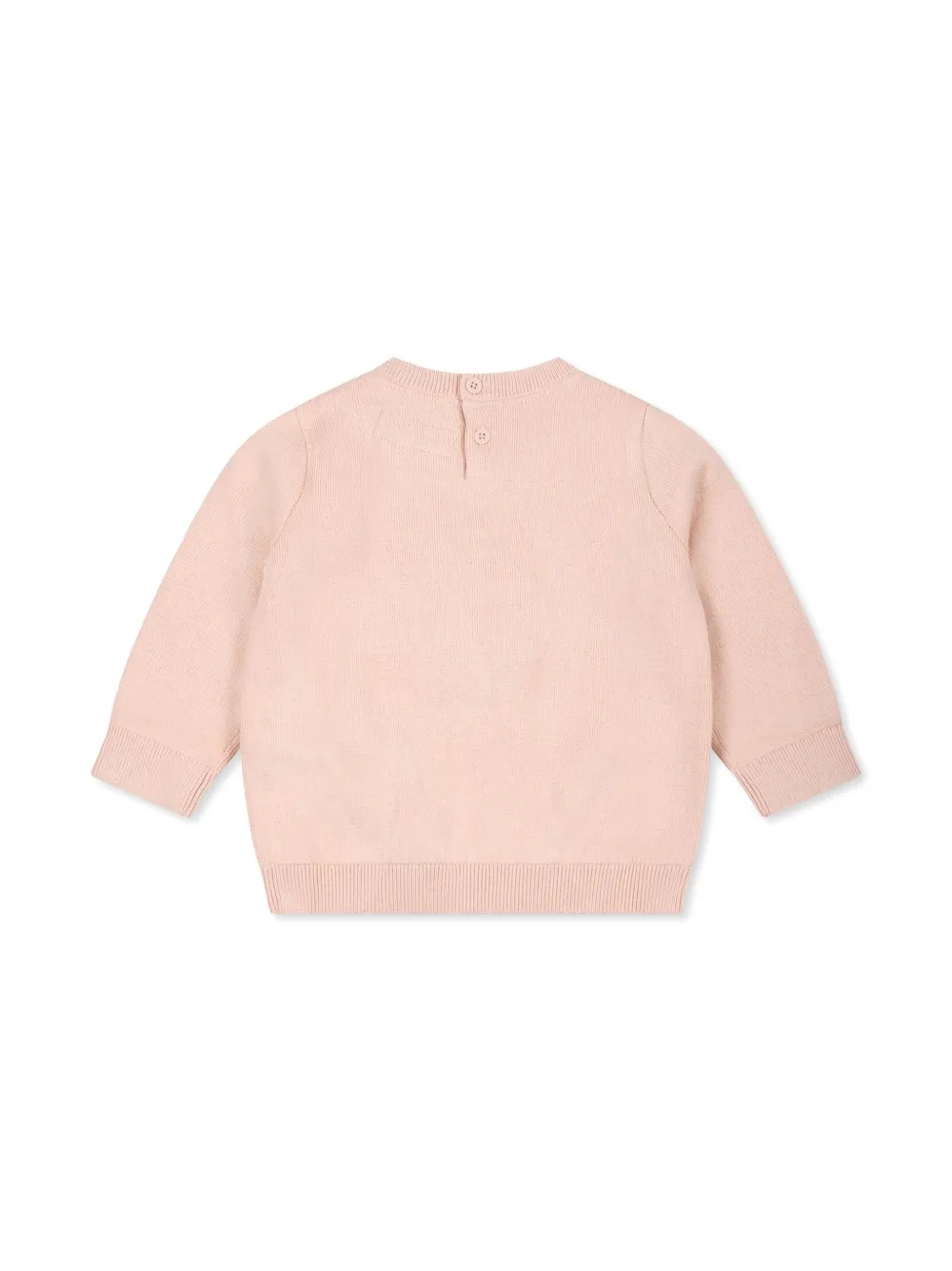 Calvin Klein Logo-debossed Jumper In Pink