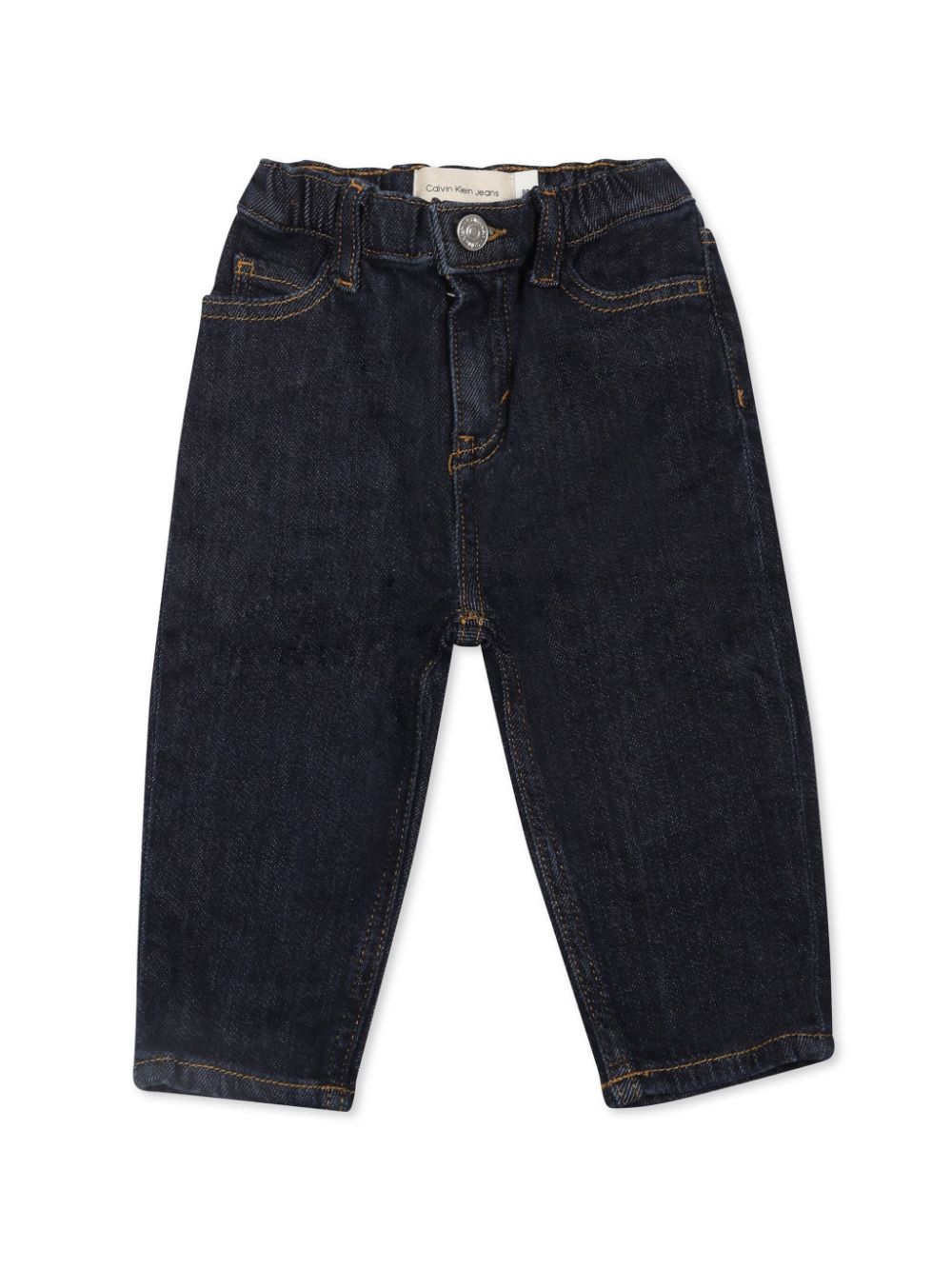 Calvin Klein Kids straight-leg jeans - Black