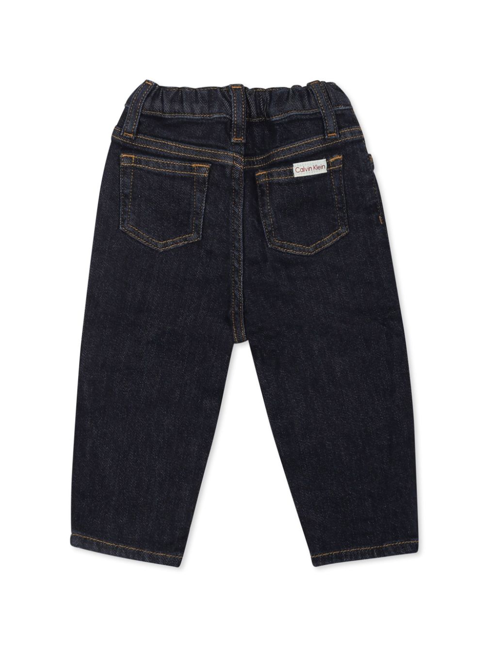 Calvin Klein Kids straight-leg jeans - Black