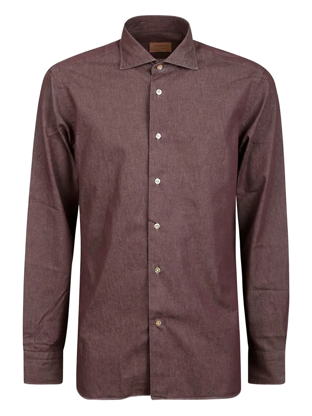 BORRIELLO NAPOLI cotton shirt | Brown | Image 1