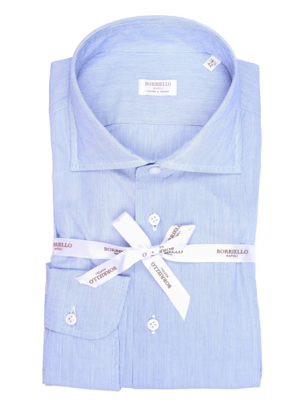 BORRIELLO NAPOLI cotton shirt | Blue | Image 1