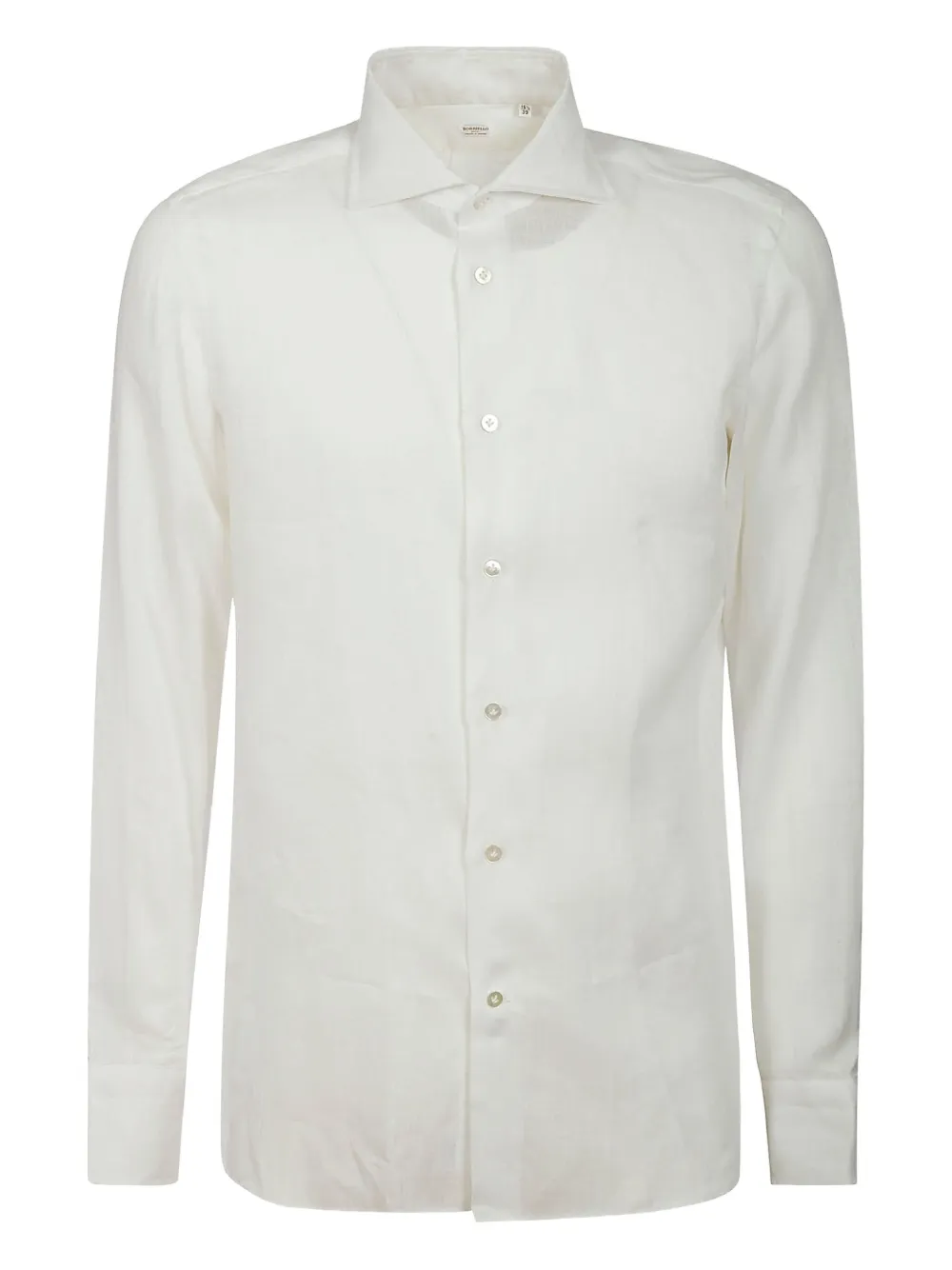 BORRIELLO NAPOLI linen/flax shirt | White | Image 1