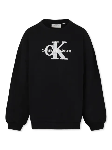 Calvin Klein Kids embroidered-logo sweater