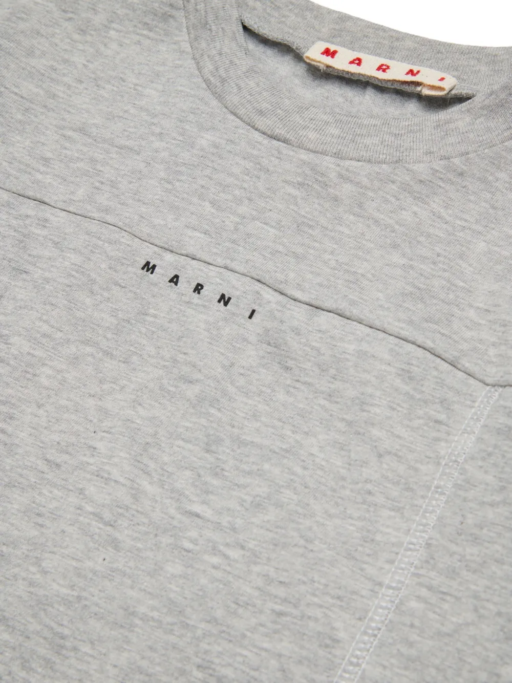 Marni Kids T-shirt met vlakken Grijs