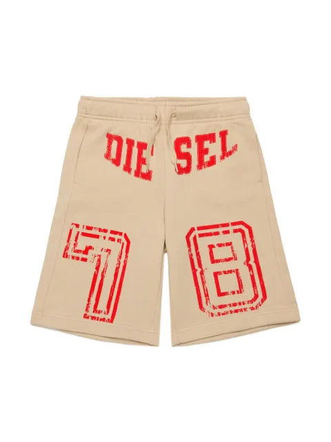 Diesel Kids shorts con logo estampado