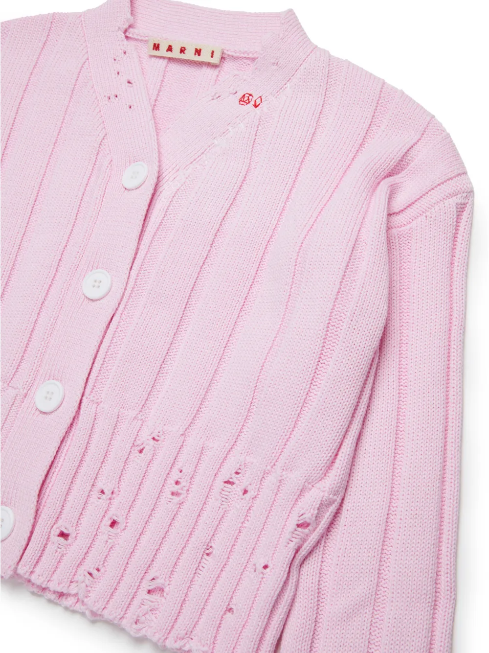 Marni Kids Gerafeld vest Roze