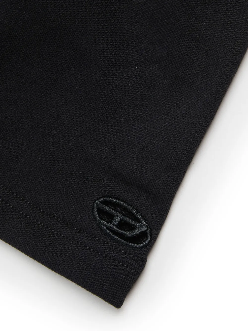 Diesel Kids Katoenen rok met geborduurd logo Zwart