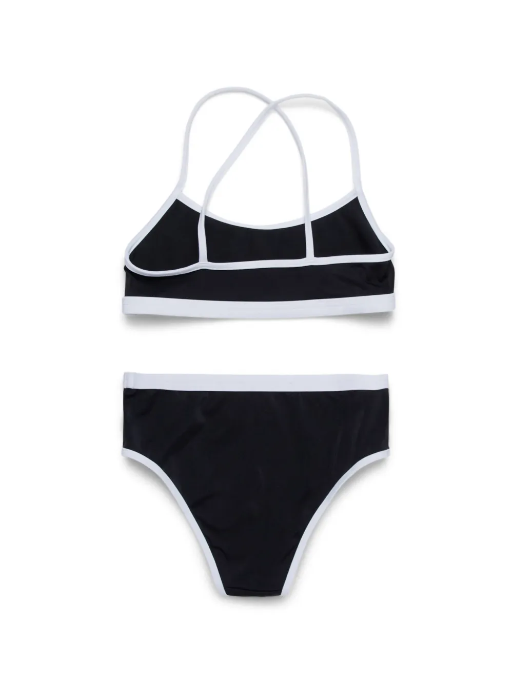 Marni Kids Bikini met logoprint - Zwart