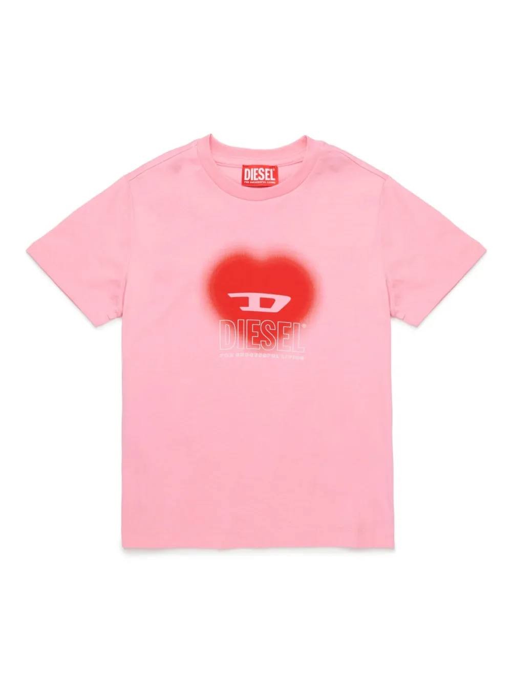 Diesel Kids Tcuore T-shirt Roze