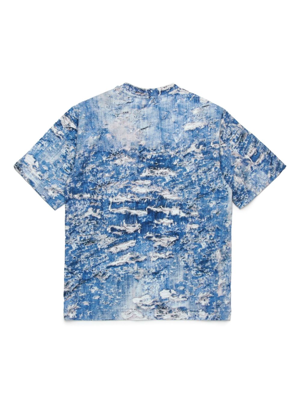 Diesel Kids Tarston Over T-shirt - Blauw