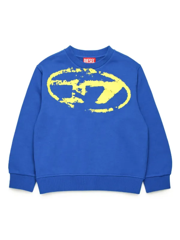 Diesel Kids Sboxtn5 Over Sweatshirt Blue FARFETCH PH