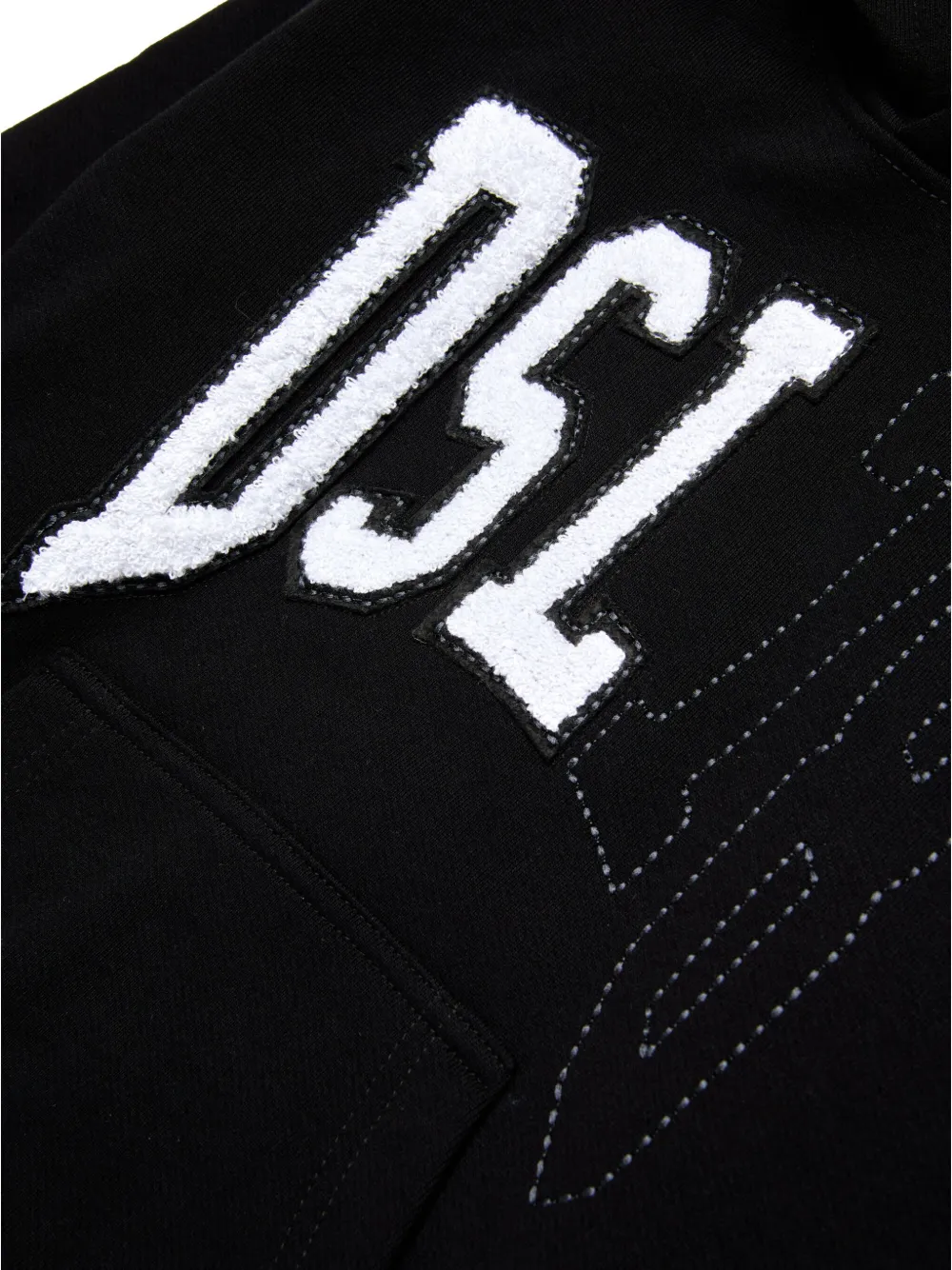 Diesel Kids Sboxthood Over hoodie Zwart