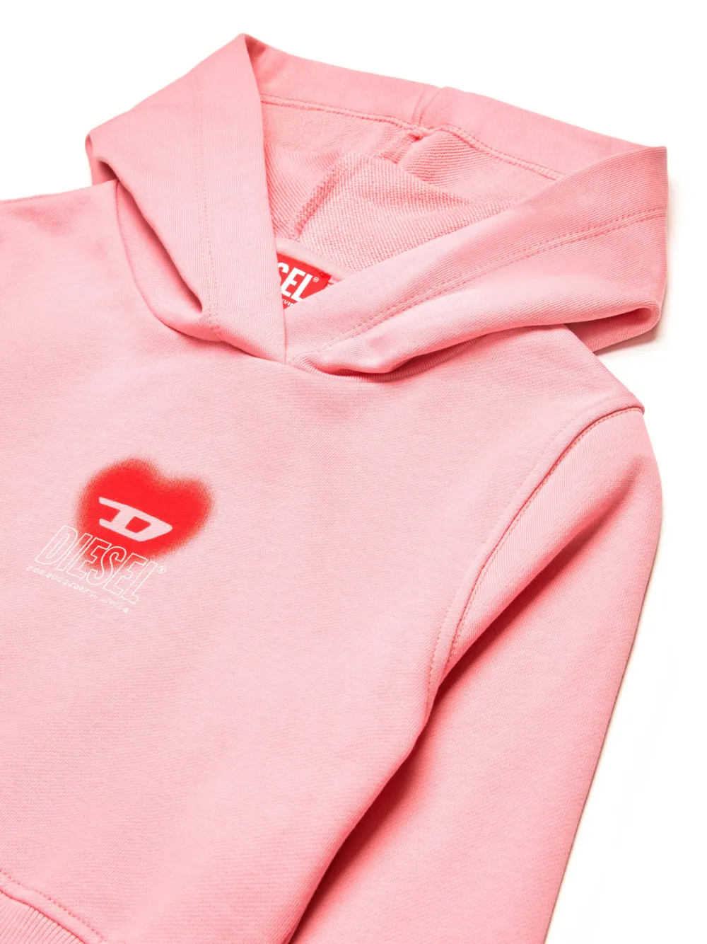 Diesel Kids Scuorehood hoodie Roze
