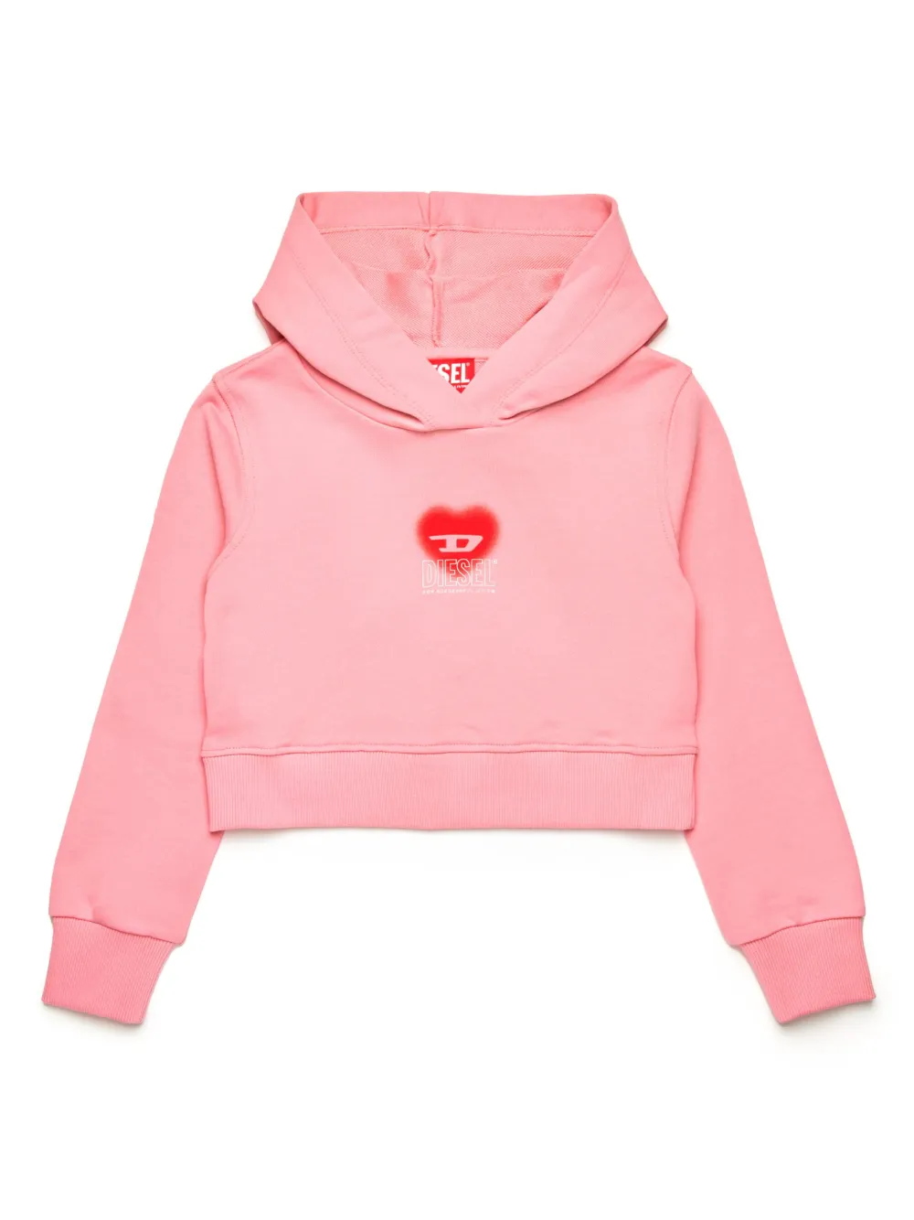 Diesel Kids Scuorehood hoodie Roze