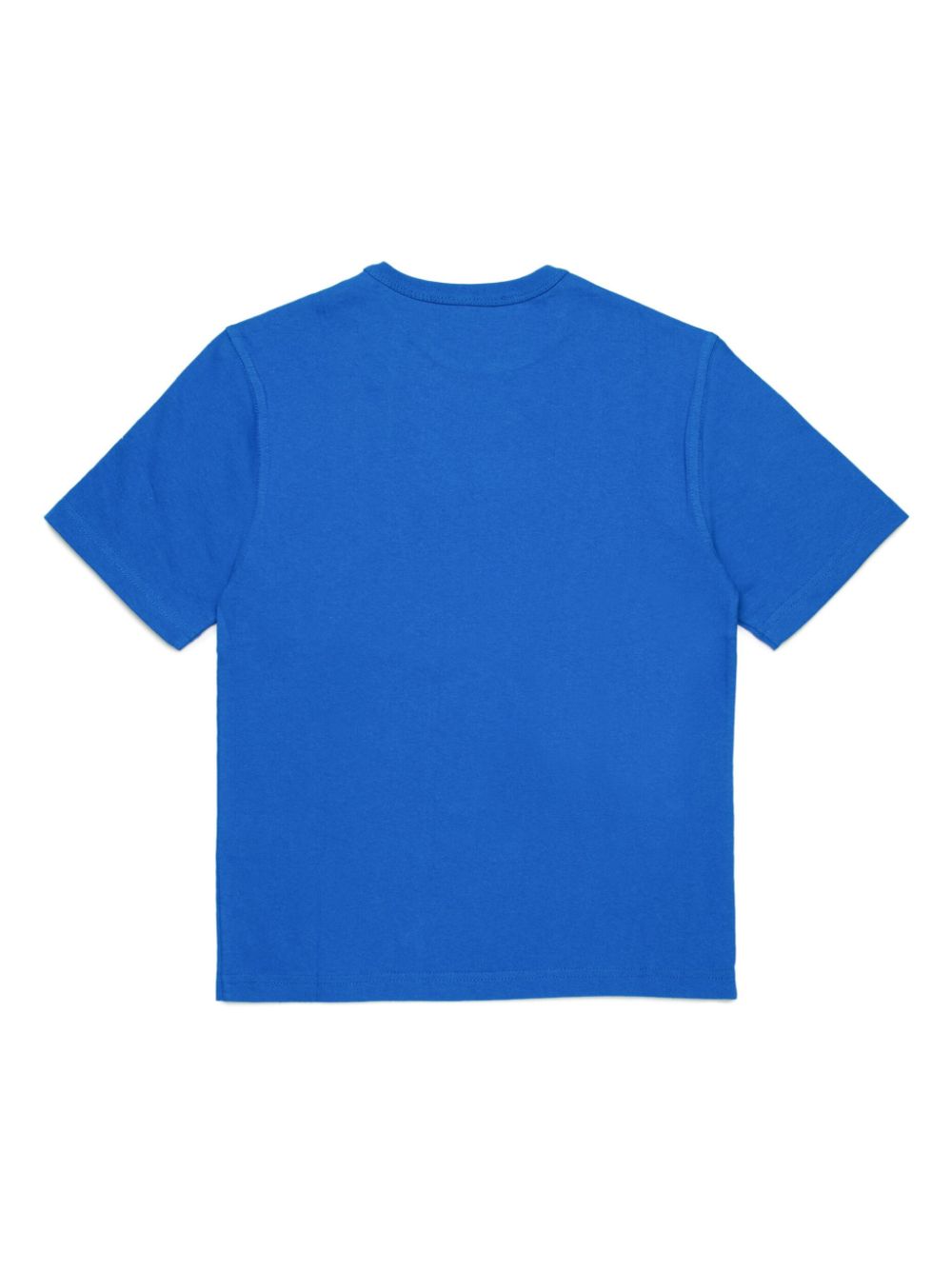 Diesel Kids T-shirt met logopatch - Blauw