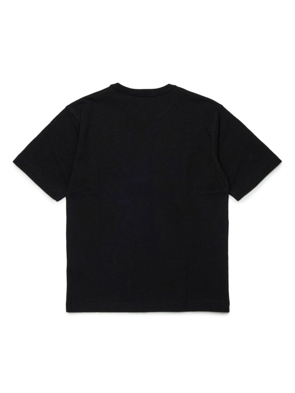 Diesel Kids T-shirt met logopatch - Zwart