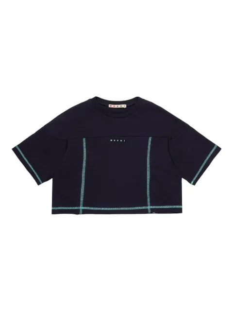 Marni Kids stitch-detail T-shirt