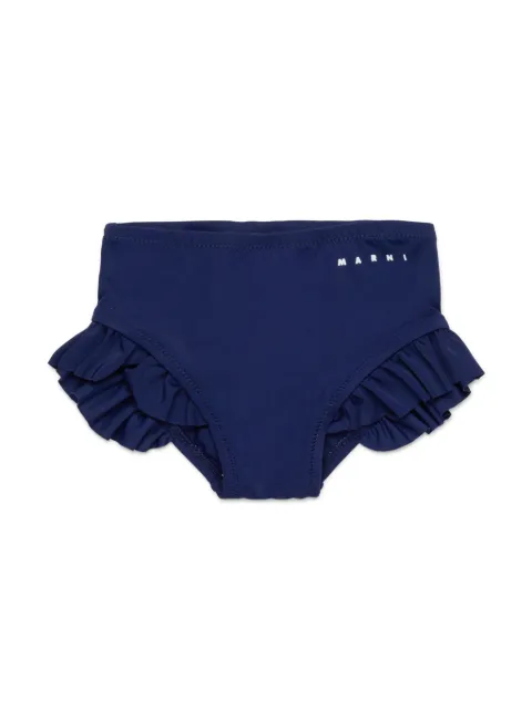Marni Kids traje de baño con logo estampado