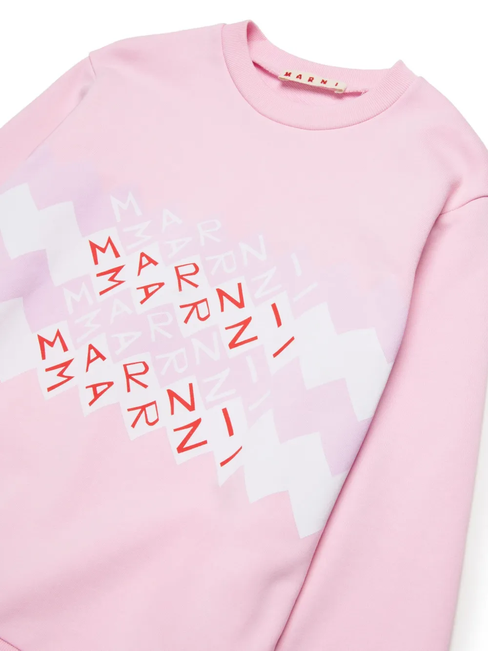 Marni Kids Sweater met print Roze