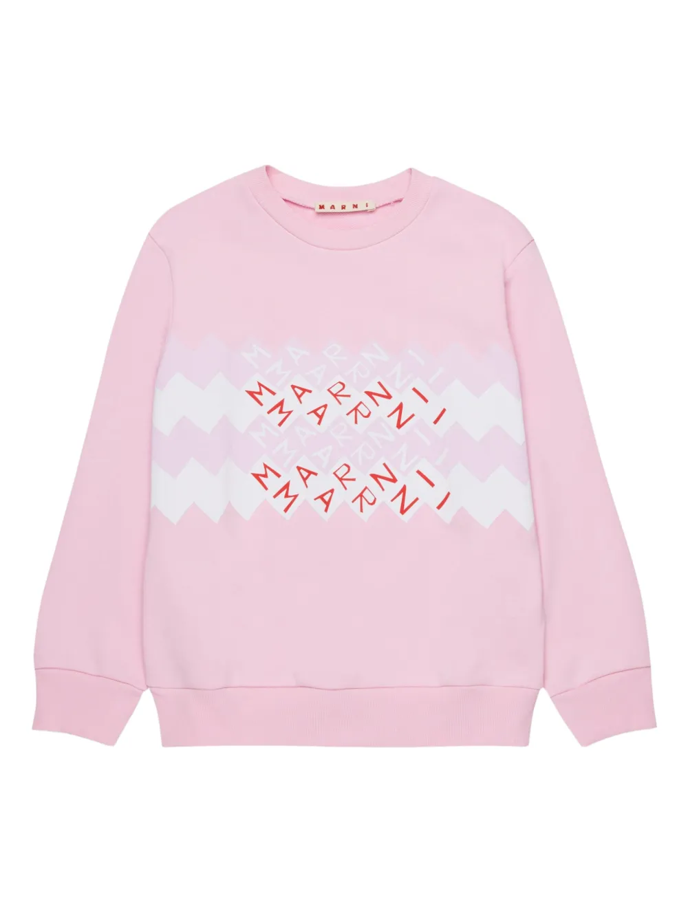 Marni Kids グラフィック スウェットシャツ - ピンク Marni Kids グラフィック スウェットシャツ - ピンク