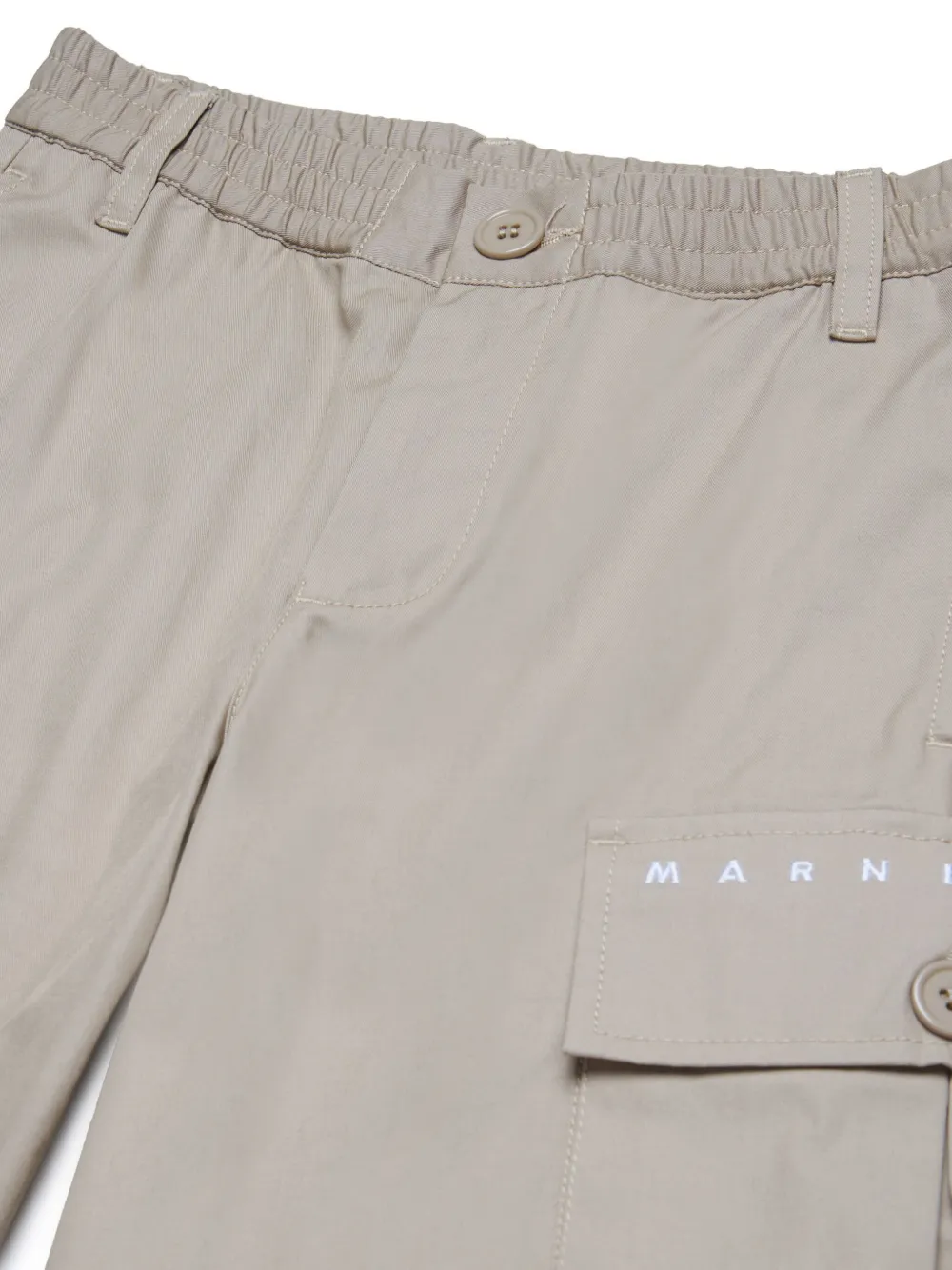 Marni Kids Cargo broek Beige