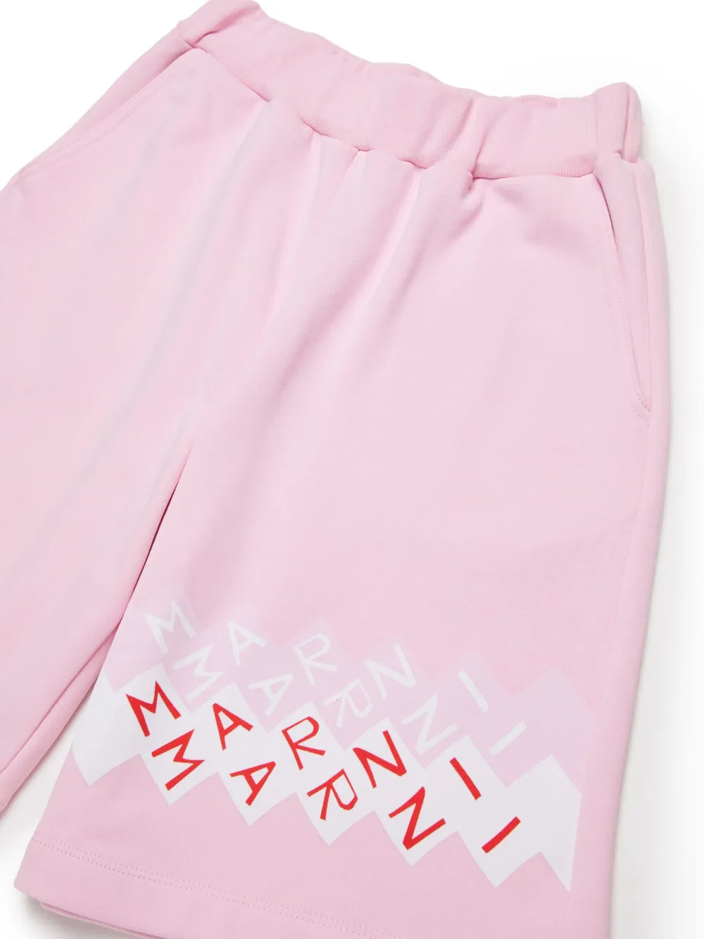 Marni Kids Trainingsshorts met print Roze