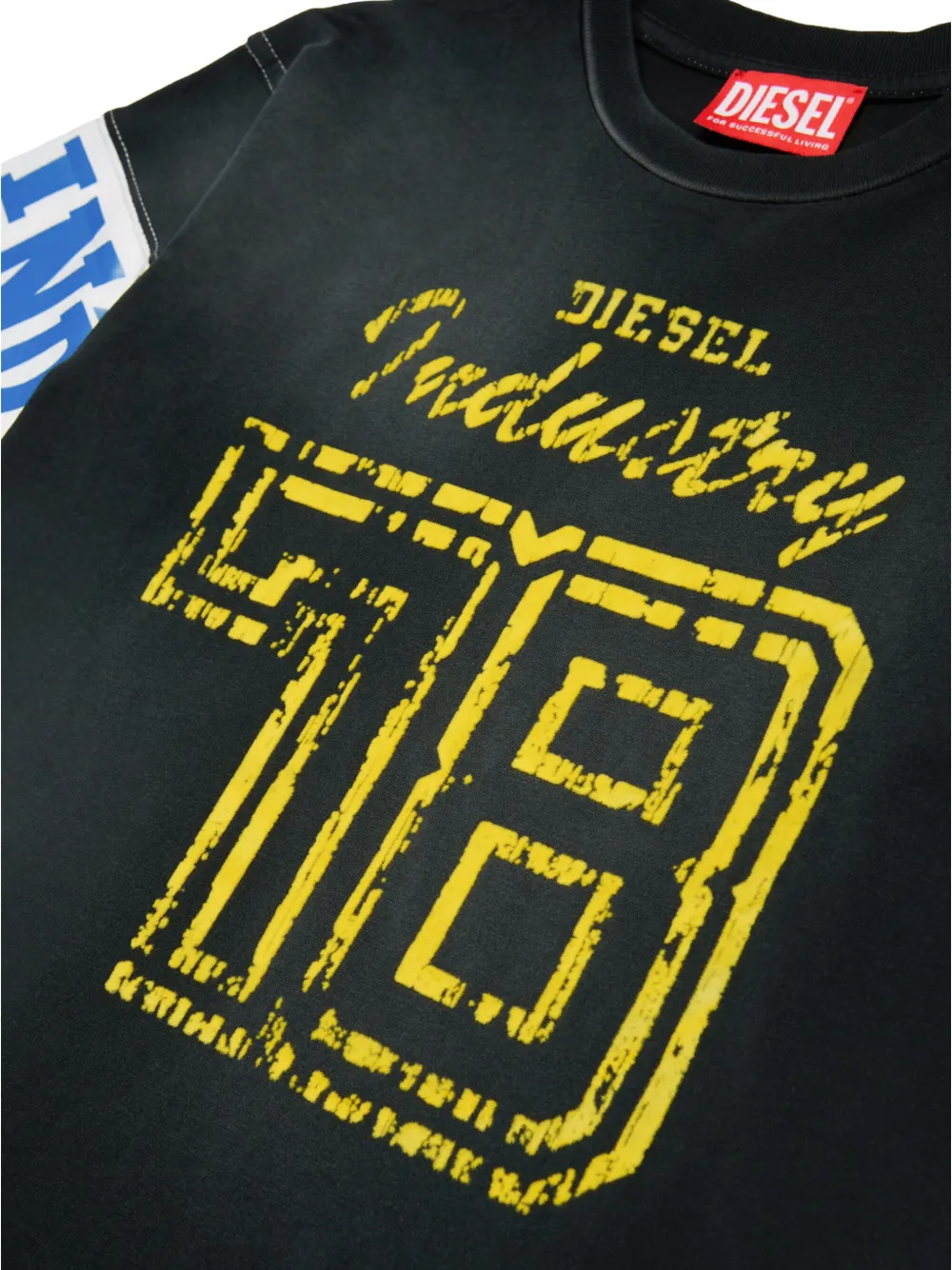 Diesel Kids TBost T-shirt Zwart