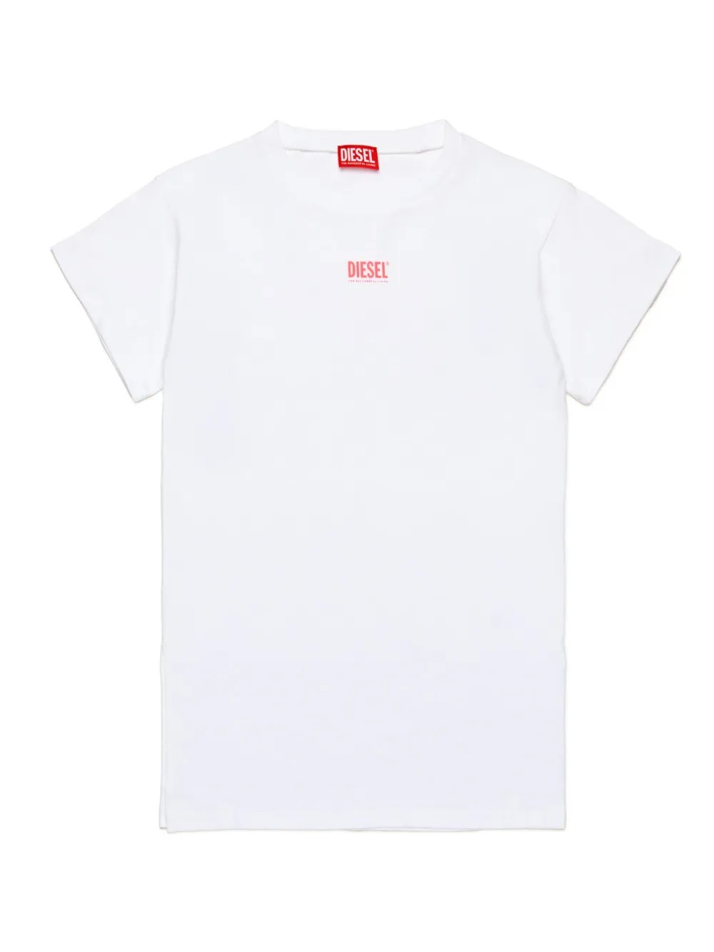 Diesel Kids T-shirt met logoprint Wit