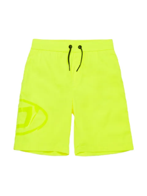 Diesel Kids logo-print swim shorts