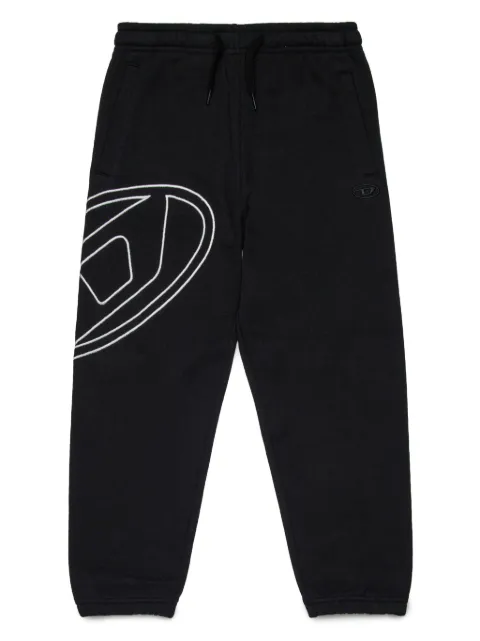 Diesel Kids Calça esportiva com logo bordado