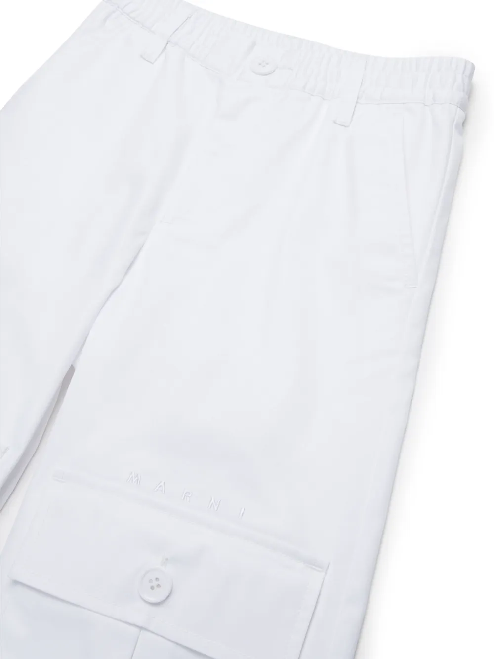 Marni Kids Katoenen shorts Wit