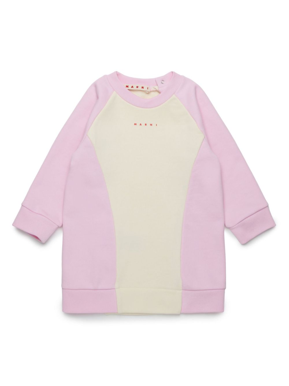 Marni Kids Jurk met logoprint Roze