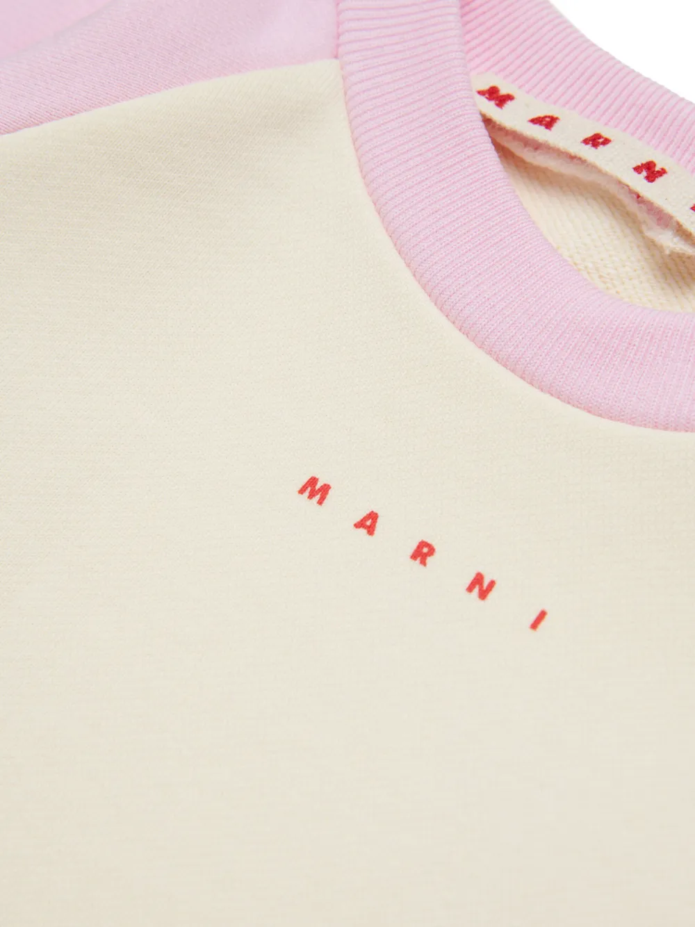 Marni Kids Jurk met logoprint Roze