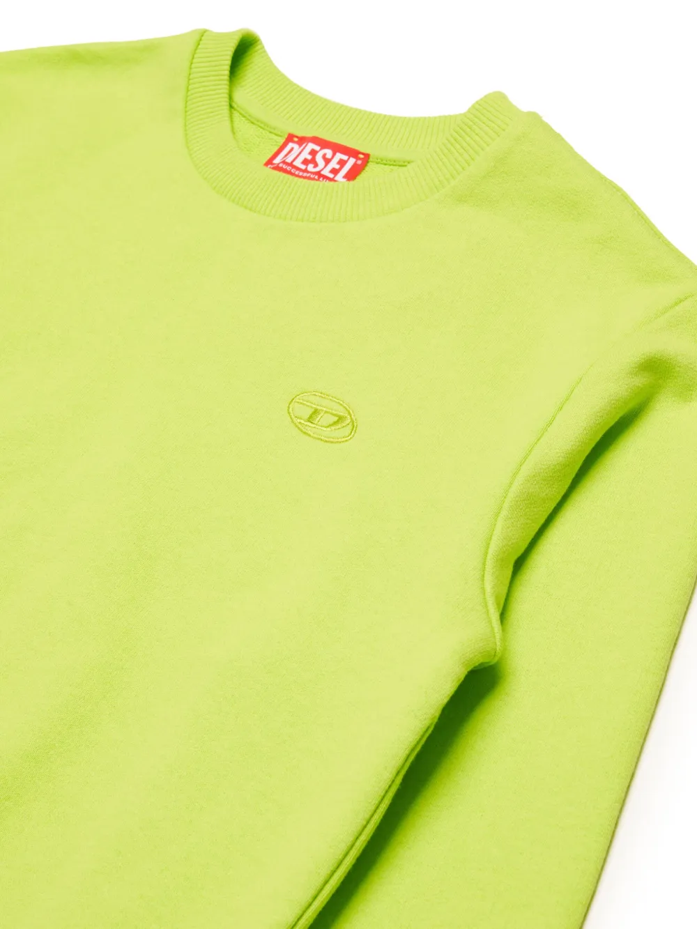 Diesel Kids Sweater met geborduurd logo Groen