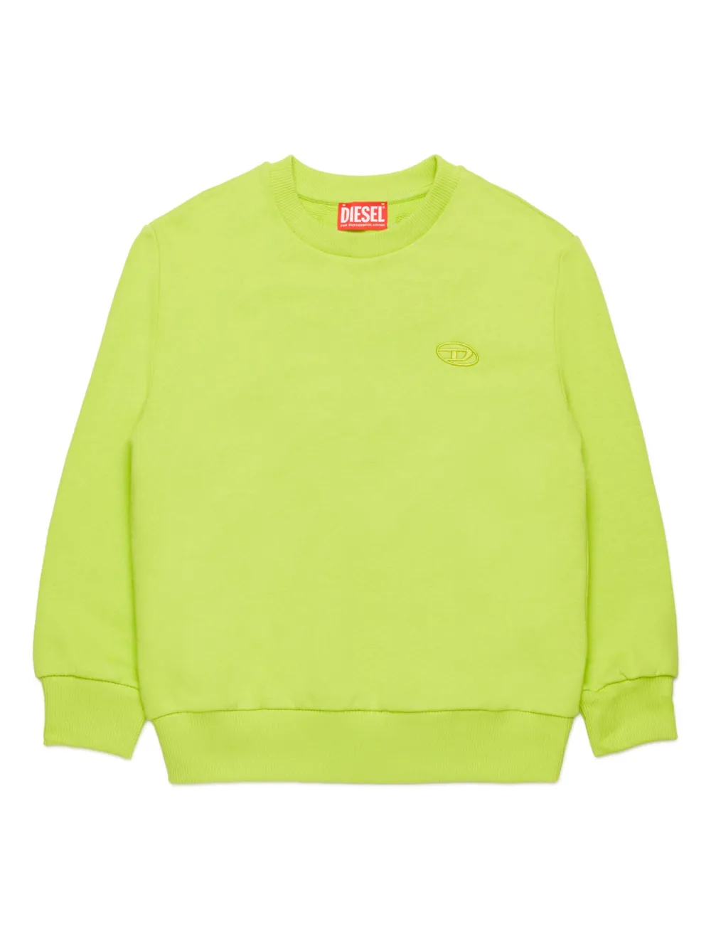 Diesel Kids Sweater met geborduurd logo Groen