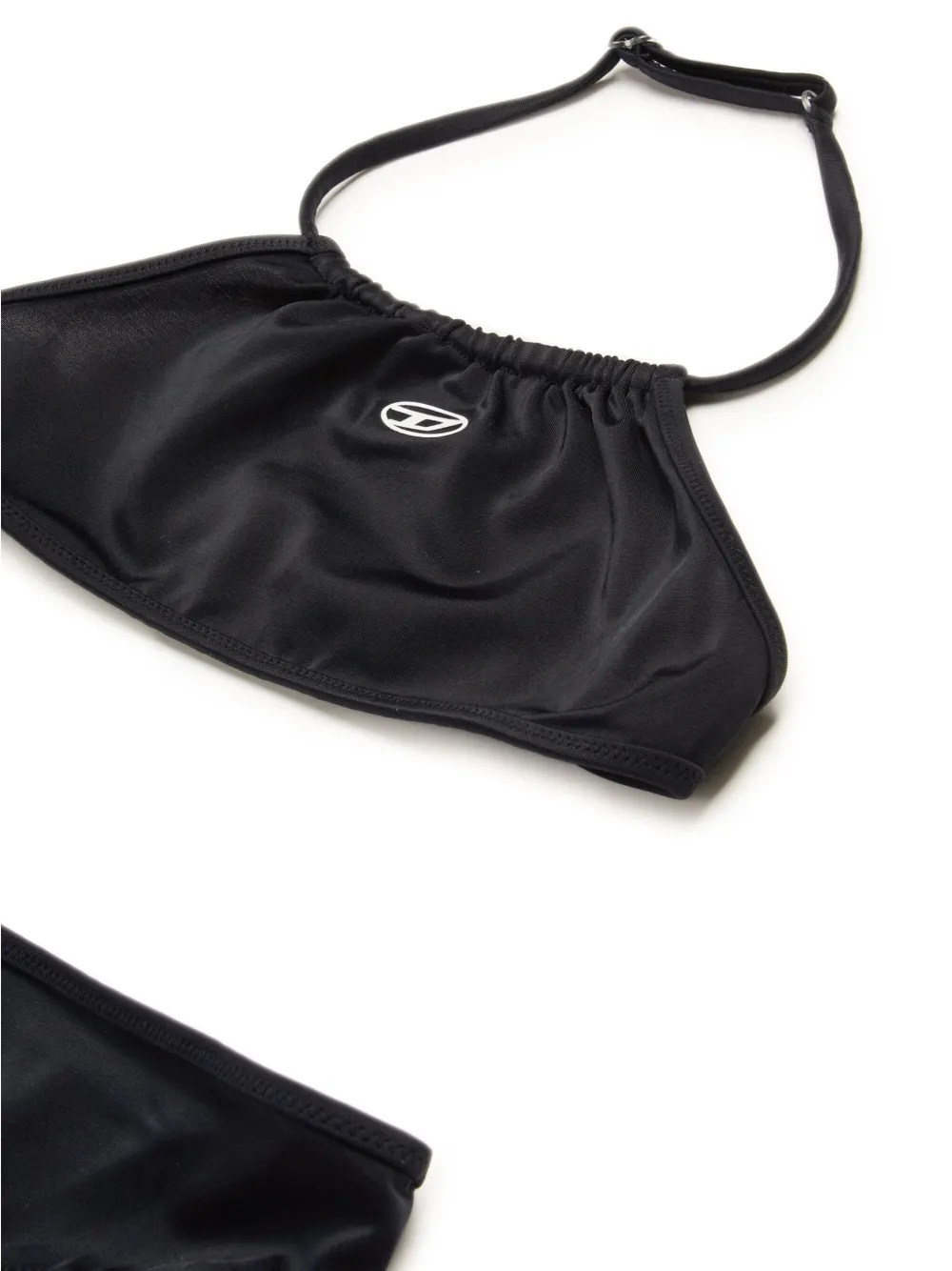 Diesel Kids Bikini met logopatch Zwart