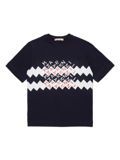 Marni Kids logo-print T-shirt