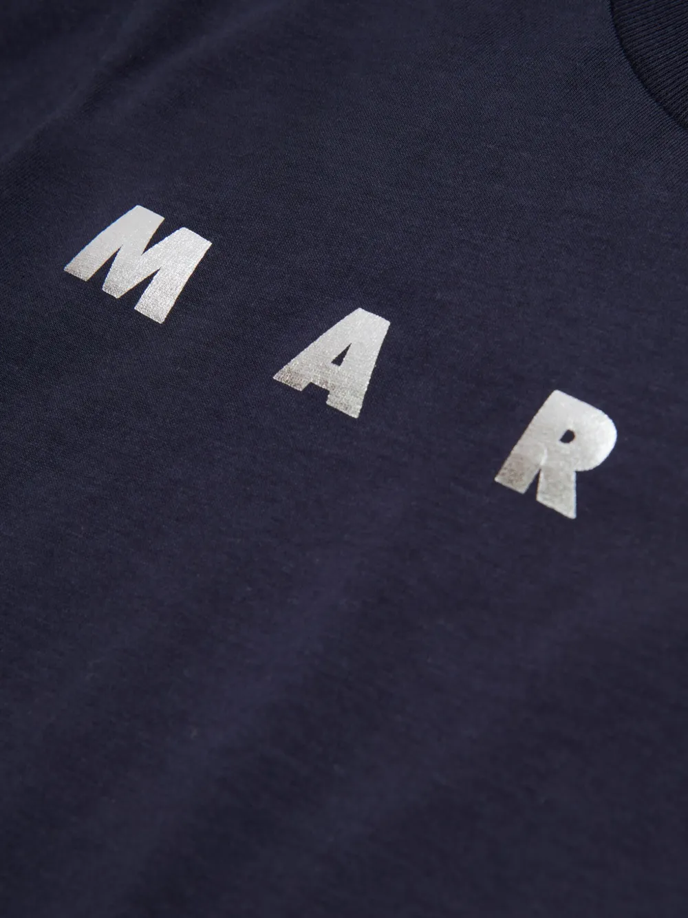 Marni Kids T-shirt met print Blauw