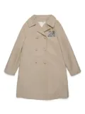 Marni Kids double-breasted coat - Neutrals