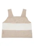 MAX&Co. Kids striped knitted top - Neutrals