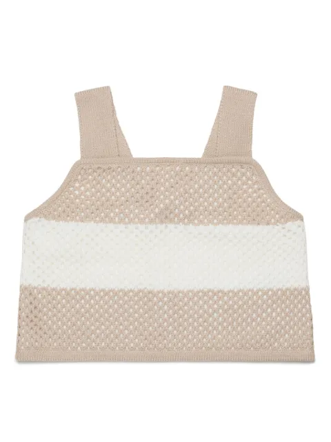 MAX&Co. Kids top tejido con motivo de rayas