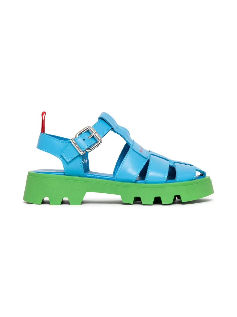 Image 2 of Marni Kids 피셔맨 레더 샌들